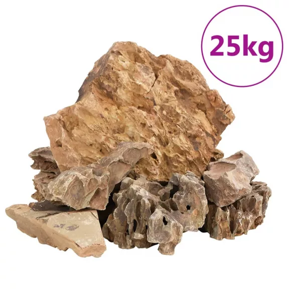 vidaXL 25 kg barna sárkánykő 5-30 cm