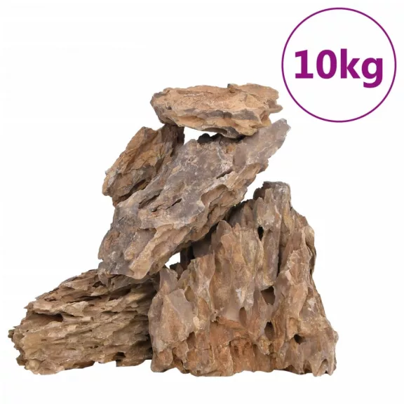 vidaXL 10 kg többszínű sárkánykő 10-30 cm