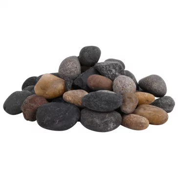 vidaXL vegyes színű csiszolt kavics 5-8 cm 25 kg