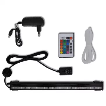 Vízalatti LED-es RGB buborékos akváriumlámpa 32 cm