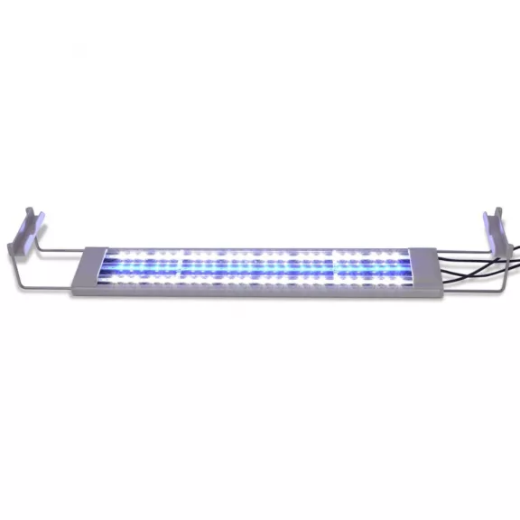 vidaXL alumínium akvárium LED-lámpa 50-60 cm IP67