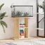 vidaXL sonoma tölgy színű szerelt fa akváriumi állvány 60x30x60 cm