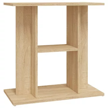   vidaXL sonoma tölgy színű szerelt fa akváriumi állvány 60x30x60 cm