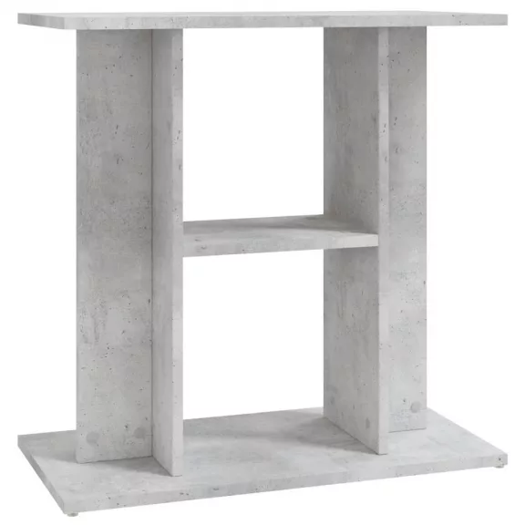vidaXL betonszürke akváriumállvány 60 x 30 x 60 cm rétegelt fából