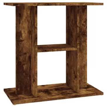   vidaXL füstölt tölgyfa akváriumállvány 60 x 30 x 60 cm rétegelt fából