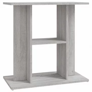   vidaXL szürke sonoma akváriumállvány 60 x 30 x 60 cm rétegelt fából