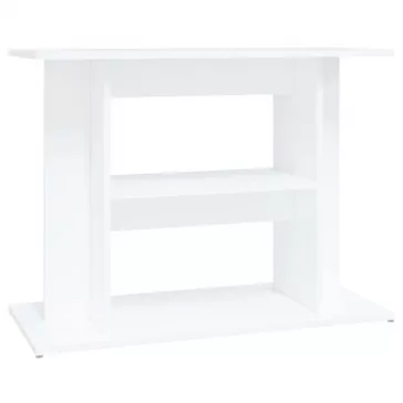 vidaXL fehér szerelt fa akváriumi állvány 80x35x60 cm