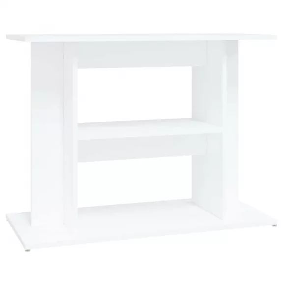 vidaXL fehér szerelt fa akváriumi állvány 80x35x60 cm
