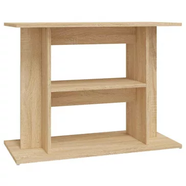   vidaXL sonoma tölgy színű szerelt fa akváriumi állvány 80x35x60 cm