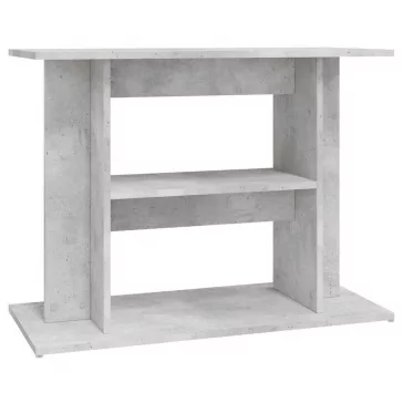   vidaXL betonszürke akváriumállvány 80 x 35 x 60 cm rétegelt fából