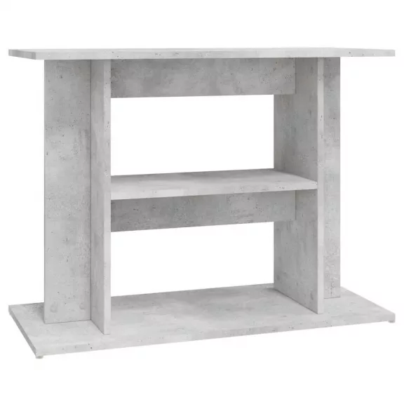 vidaXL betonszürke akváriumállvány 80 x 35 x 60 cm rétegelt fából