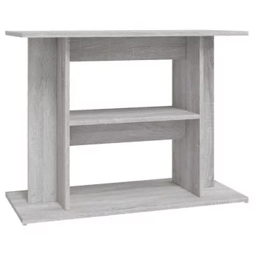   vidaXL szürke sonoma akváriumállvány 80 x 35 x 60 cm rétegelt fából