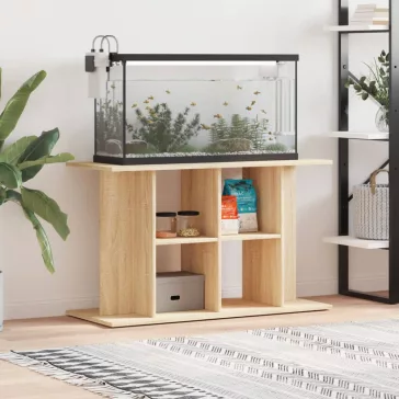   vidaXL sonoma tölgyfa akváriumállvány 100 x 40 x 60 cm rétegelt fából