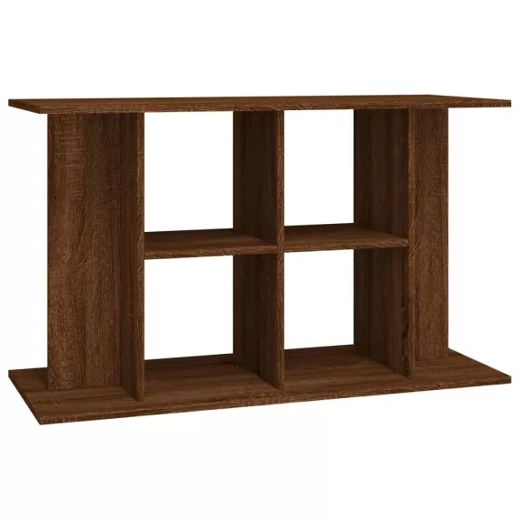 vidaXL barna tölgyszínű szerelt fa akváriumi állvány 100x40x60 cm
