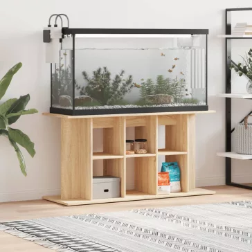  vidaXL sonoma tölgyfa akváriumállvány 120 x 40 x 60 cm rétegelt fából