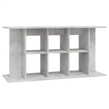   vidaXL szürke beton akváriumállvány 120 x 40 x 60 cm rétegelt fából