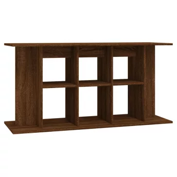   vidaXL barna tölgyszínű szerelt fa akváriumi állvány 120 x 40 x 60 cm
