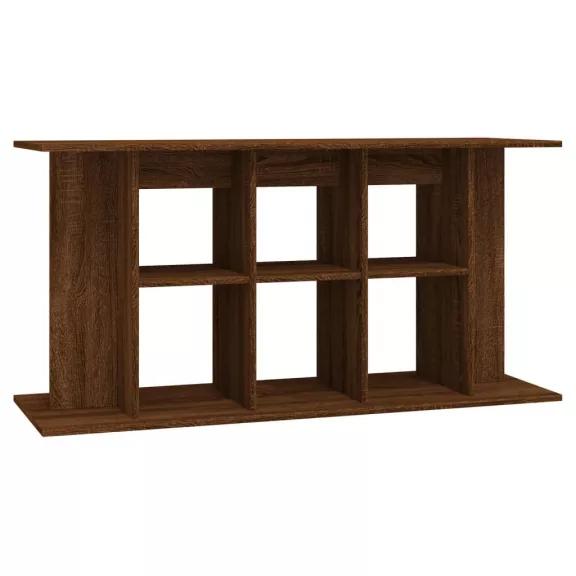 vidaXL barna tölgyszínű szerelt fa akváriumi állvány 120 x 40 x 60 cm