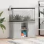 vidaXL betonszürke akváriumállvány 101 x 41 x 58 cm rétegelt fából