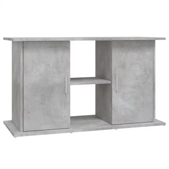vidaXL betonszürke akváriumállvány 101 x 41 x 58 cm rétegelt fából