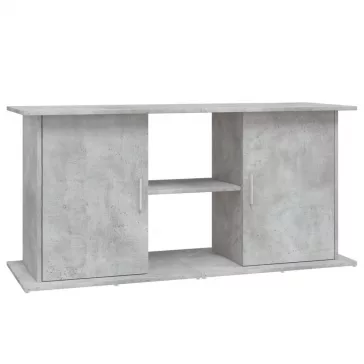   vidaXL betonszürke akváriumállvány 121 x 41 x 58 cm rétegelt fából
