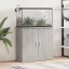 vidaXL szürke sonoma szerelt fa akváriumi állvány 81x36x73 cm