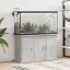 vidaXL betonszürke akváriumállvány 101 x 41 x 58 cm rétegelt fából