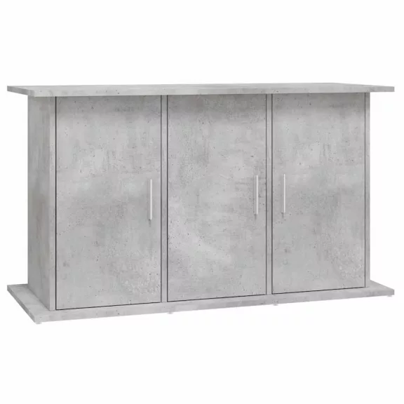 vidaXL betonszürke akváriumállvány 101 x 41 x 58 cm rétegelt fából