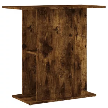   vidaXL füstös tölgy szerelt fa akváriumtartó állvány 75x36x72,5 cm