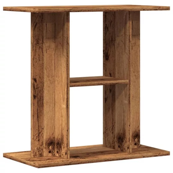 vidaXL akváriumállvány régi fa 60 x 30 x 60 cm rétegelt fából