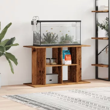   vidaXL antik fa színű szerelt fa akváriumállvány 100 x 40 x 60 cm