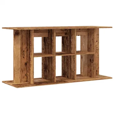   vidaXL antik fa színű szerelt fa akváriumállvány 120x40x60 cm