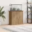 vidaXL kézműves tölgyfa akváriumállvány 81 x 36 x 73 cm rétegelt fából