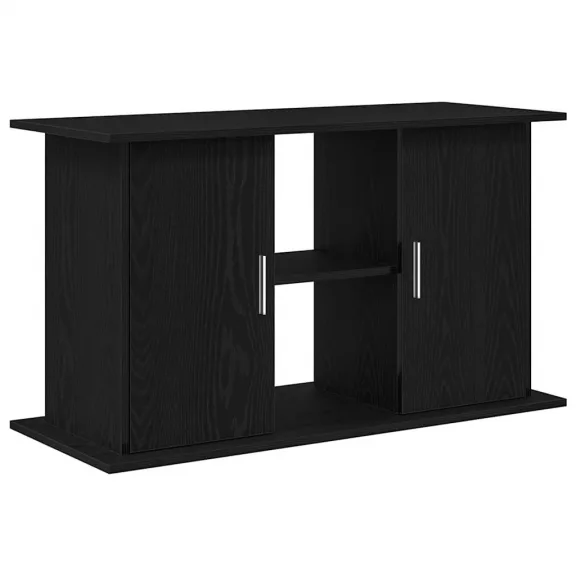 vidaXL fekete tölgyfa akváriumállvány 101 x 41 x 58 cm
