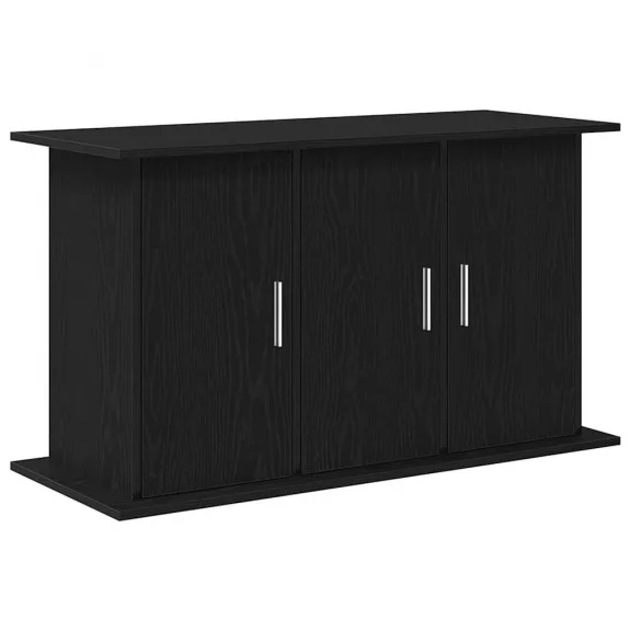 vidaXL fekete tölgyfa akváriumállvány 101 x 41 x 58 cm
