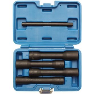   1/2 "long socket set for damaged and seized screws 17,19,21,22 mm